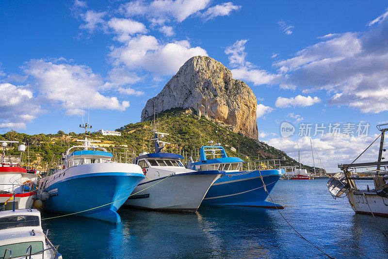 阿利坎特Calpe Calp港的Penon de Ifach